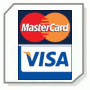 Visa MasterCard LRG Decal (1/Pack)