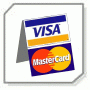 Visa MasterCard Table Tent (1/Pack)